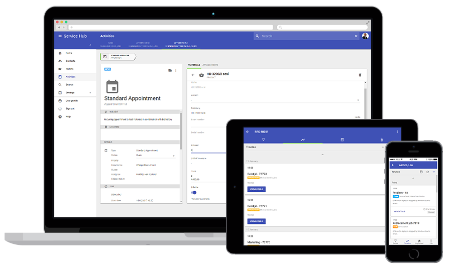 Service Hub is the best helpdesk software for mobile usage.
